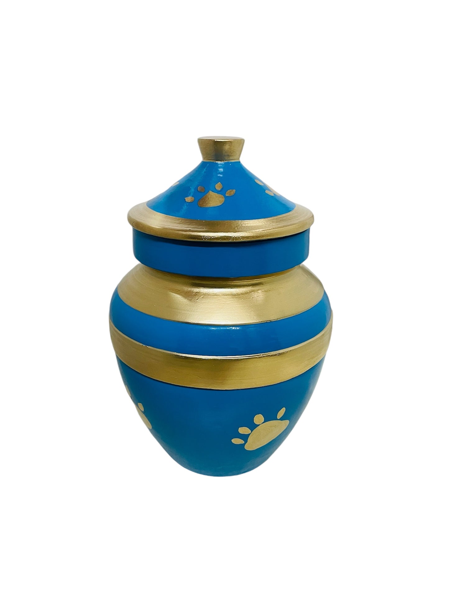 BLUE PET URN