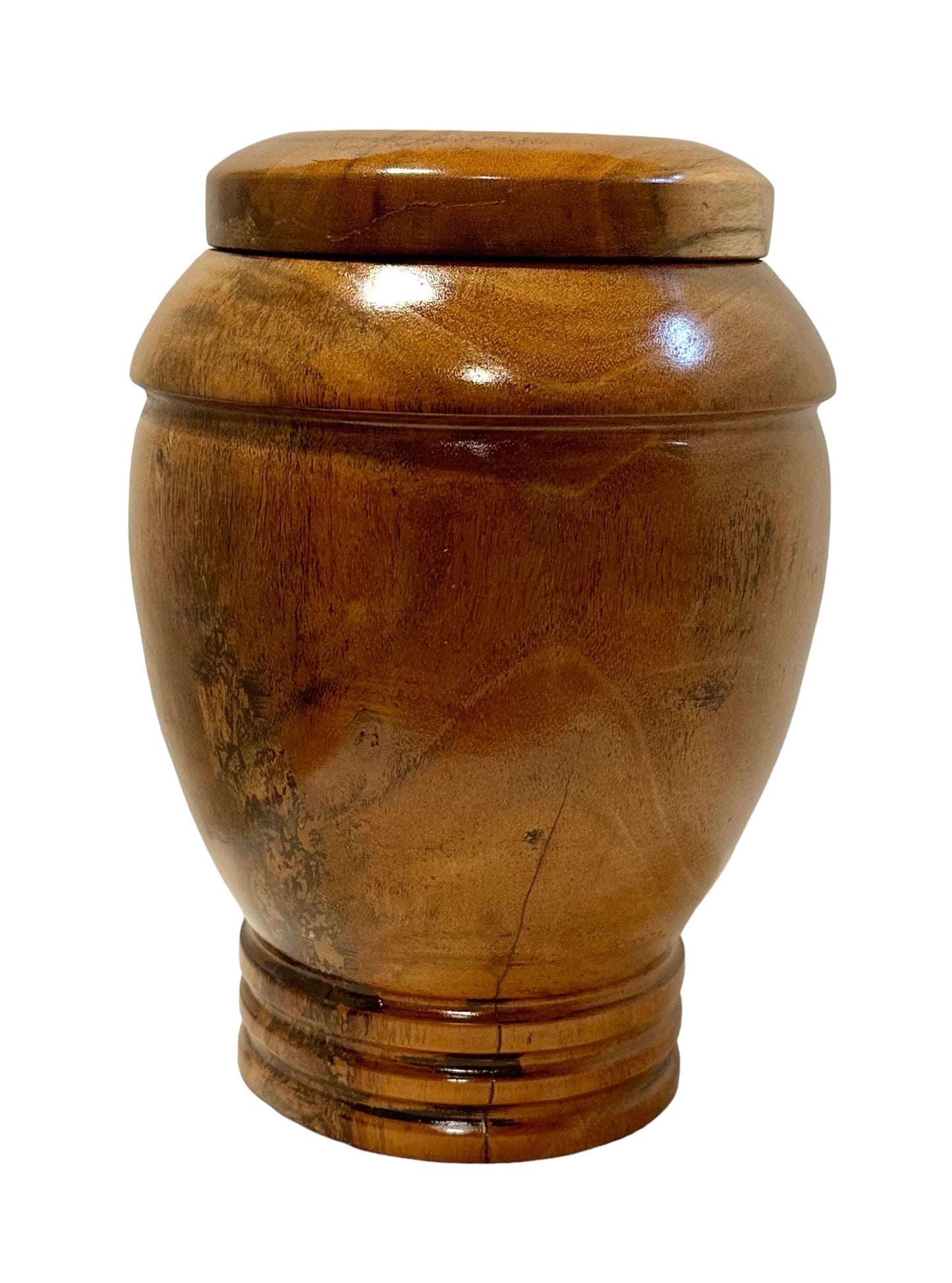 WOODEN URN