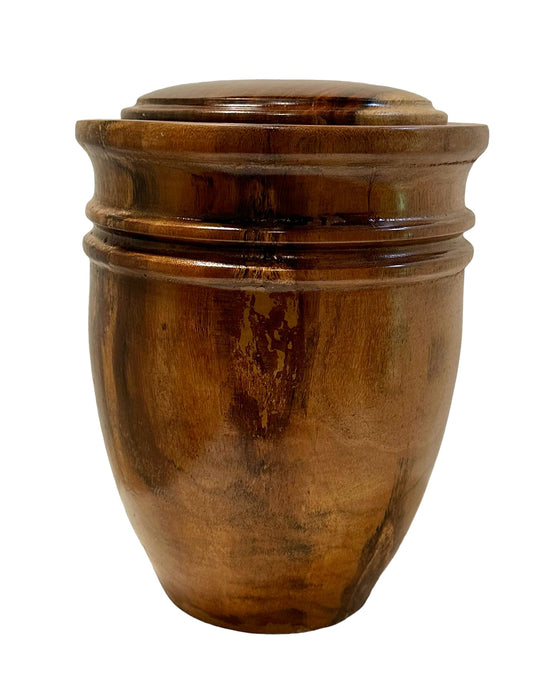 WOODEN URN