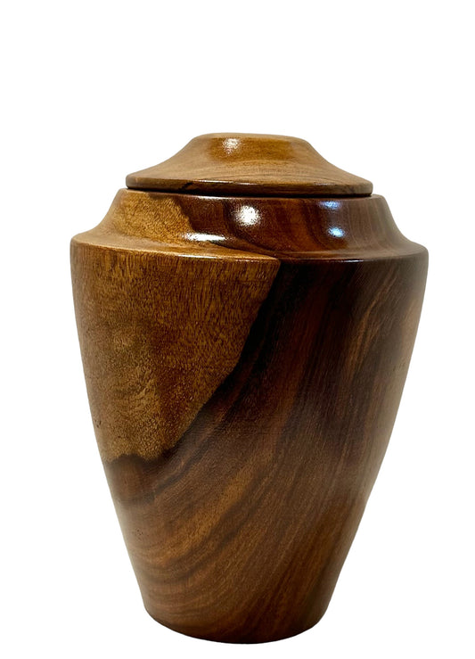 WOODEN URN